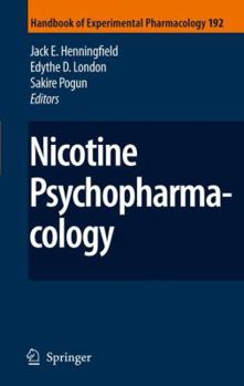 Paperback Nicotine Psychopharmacology Book
