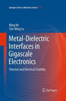 Paperback Metal-Dielectric Interfaces in Gigascale Electronics: Thermal and Electrical Stability Book