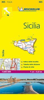 Map Michelin: Sicilia [Italian] Book
