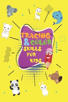 Paperback Tracing and Color skills for kids Book