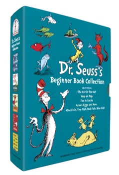 Hardcover Dr. Seuss's Beginner Book Boxed Set Collection: The Cat in the Hat; One Fish Two Fish Red Fish Blue Fish; Green Eggs and Ham; Hop on Pop; Fox in Socks Book
