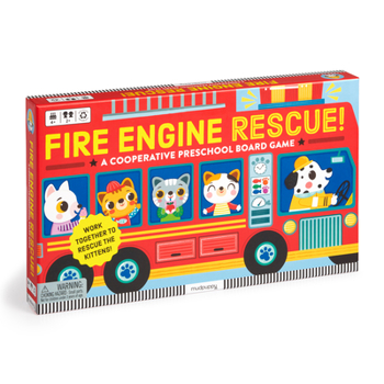 Game Fire Engine Rescue! Cooperative Board Game Book