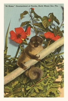 Paperback Vintage Journal Slow Loris, Hibiscus, Florida Book