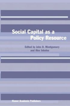 Paperback Social Capital as a Policy Resource Book