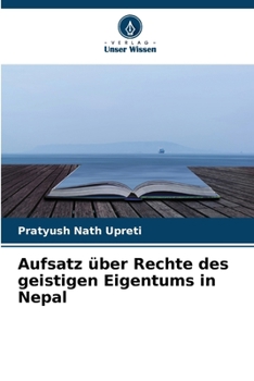 Paperback Aufsatz über Rechte des geistigen Eigentums in Nepal [German] Book