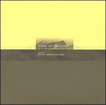 Paperback Site of Sound: of Architecture and the Ear Book