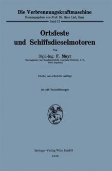 Paperback Ortsfeste Und Schiffsdieselmotoren [German] Book