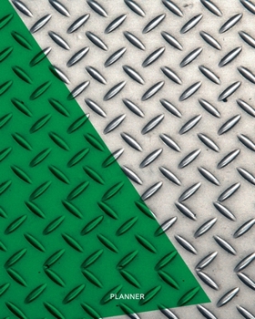 Planner: Nice Metal Design Print with Juicy Green Triangle| Universal 12 Month - 1 Year No Date Undated Non dated Daily Weekly Monthly Business ... Games for your Relaxation (Textured Planner)