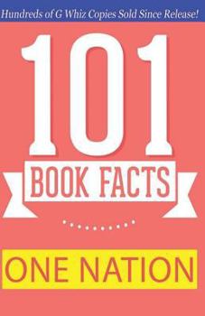 Paperback One Nation - 101 Book Facts: #1 Fun Facts & Trivia Tidbits Book
