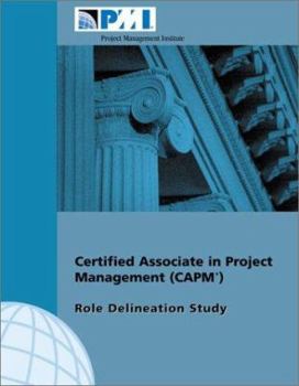 Paperback Certified Associate in Project Management (Capm) Role Delineation Study Book