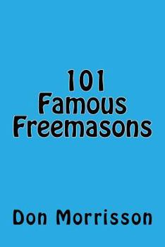 Paperback 101 Famous Freemasons Book