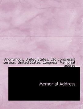Memorial Address