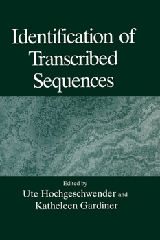 Hardcover Identification of Transcribed Sequences Book