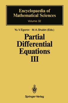 Hardcover Partial Differential Equations III: The Cauchy Problem. Qualitative Theory of Partial Differential Equations Book