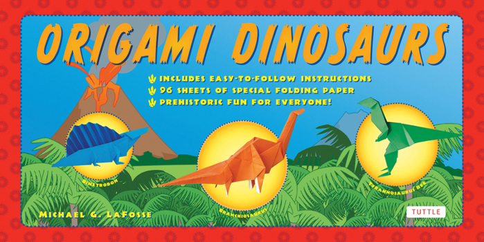 Origami Dinosaurs (Kit with Book & Paper)