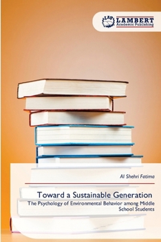 Paperback Toward a Sustainable Generation Book