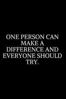 One Person ~: Funny Office Work Notebook For Taking Meeting Minutes (Adult Banter Desk Notepad Series).  Blank Lined Journal Notebook for the Office ... Coworker, Boss, Employees - 100 Pages (6x9