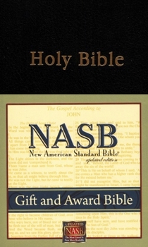 Leather Bound Gift and Award Bible-NASB Book