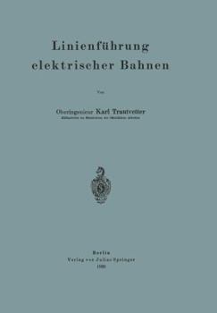 Paperback Linienführung Elektrischer Bahnen [German] Book