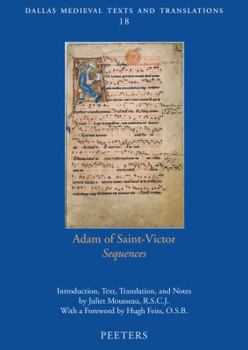 Paperback Adam of Saint-Victor, Sequences Book