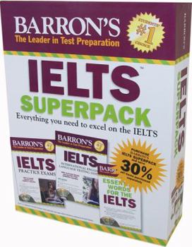 Barron's IELTS Superpack [With 2 Books and 5 CDs]
