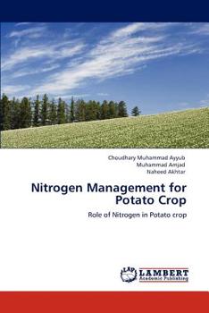 Paperback Nitrogen Management for Potato Crop Book