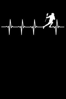 Lacrosse Player Notebook: Lacrosse Heartbeat 6 x 9 Dotted Dot Grid Journal Gift for Lacrosse Players And Lacrosse Lovers (108 Pages)