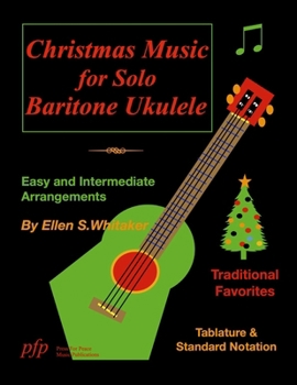 Paperback Christmas Music for Solo Baritone Ukulele Book