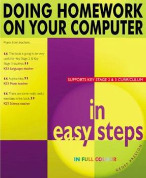 Paperback Doing Homework on Your Computer in Easy Steps Book