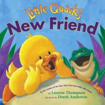 Hardcover Little Quack's New Friend Book