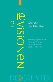 Hardcover Grenzen der Literatur [German] Book