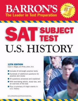 Paperback Barron's SAT Subject Test in U.S. History Book