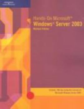 Paperback Hands-On Microsoft Windows Server 2003 Book