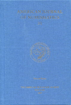 Hardcover American Journal of Numismatics 31 (2019) Book
