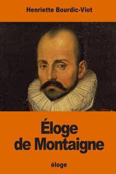 Paperback Éloge de Montaigne [French] Book