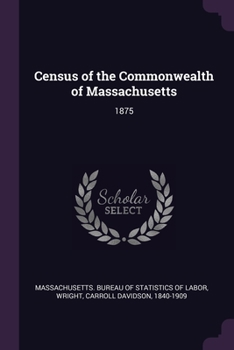 Paperback Census of the Commonwealth of Massachusetts: 1875 Book