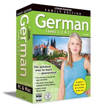 DVD-ROM Instant Immersion German Family Edition 1-2-3 [German] Book