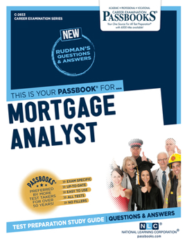 Paperback Mortgage Analyst (C-2653): Passbooks Study Guide Volume 2653 Book