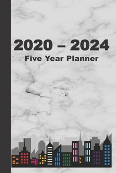 2020 - 2024 Five Year Planner: Weekly for builders, engineers & designers with 5x5 graph page after each month (Light Grey)