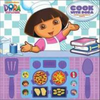 Hardcover Dora the Explorer Cook with Dora Book