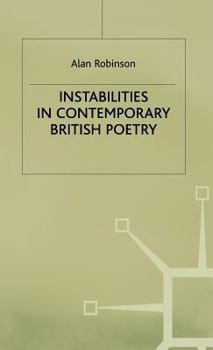 Hardcover Instabilities in Contemporary British Poetry Book