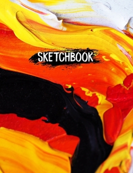 Paperback Sketch Book For Teen Girls and boys: 120 Pages of 8.5"x11" Blank Paper for Drawing, Sketching and Creative Doodling. Personalized Artist Notebook and Book