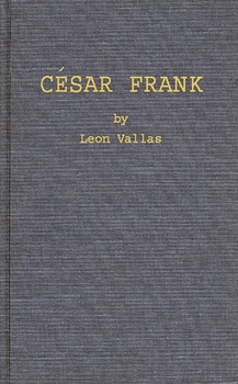 Hardcover Cesar Frank Book