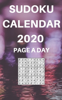 Paperback sudoku calendar 2020 page a day: sudoku printable with answers Book