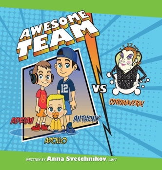 Hardcover Awesome Team vs CoronaVera Book