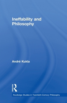 Paperback Ineffability and Philosophy Book