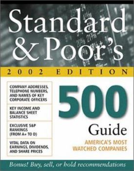 Paperback Standard & Poor's 500 Guide 2002 Book