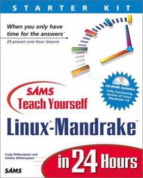 Paperback Sams Teach Yourself Mandrake Linux in 24 Hours (Teach Yourself -- 24 Hours) Book