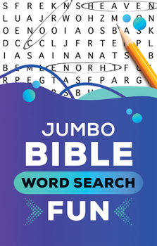 Paperback Jumbo Bible Word Search Fun Book
