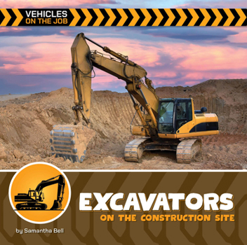 Paperback Excavators on the Construction Site Book